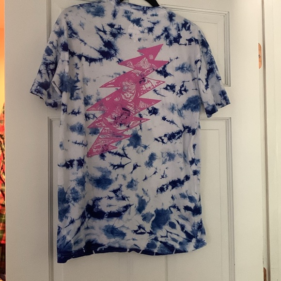 Teton Gravity Research Tie Dye t shirt with Dead details - Picture 4 of 6